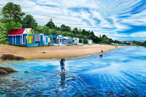 Sold on Bluethumb: Walking through the Clouds at Mornington